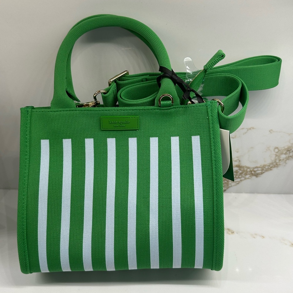 NWT Kate Spade x Target Green Striped Women's Bag
